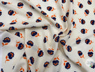 CRÊPE IMPRIMÉ FLEURS VINTAGE FOND CRÈME - My Little Coupon - tissu - coudre