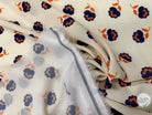 CRÊPE IMPRIMÉ FLEURS VINTAGE FOND CRÈME - My Little Coupon - tissu - coudre