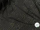 CRÊPE IMPRIMÉ LÉOPARD JUNGLE GREEN - My Little Coupon - tissu - coudre