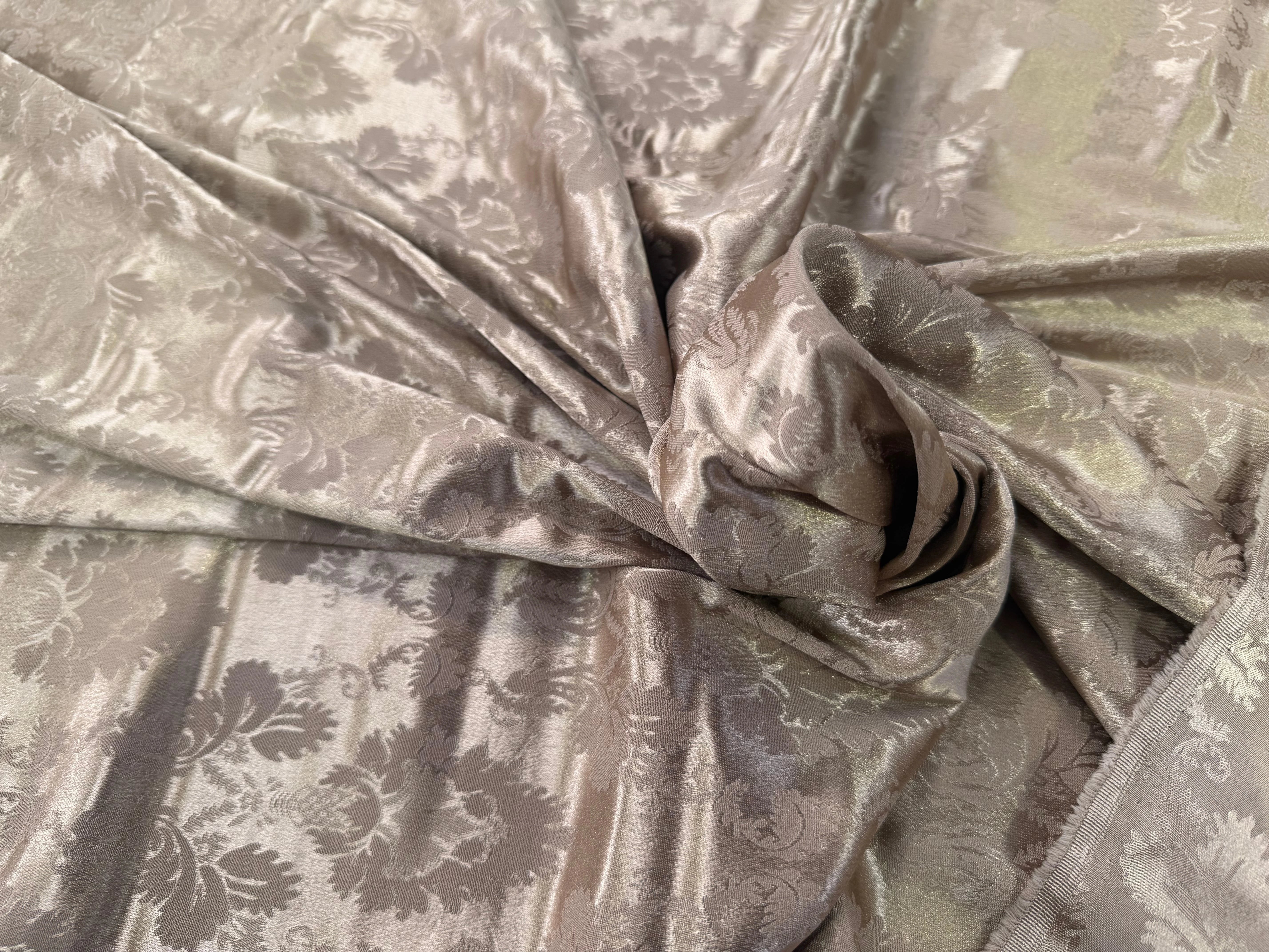 CREPE JACQUARD STRECTH ROYAL SUBLIME OR RÉVERSIBLE - My Little Coupon