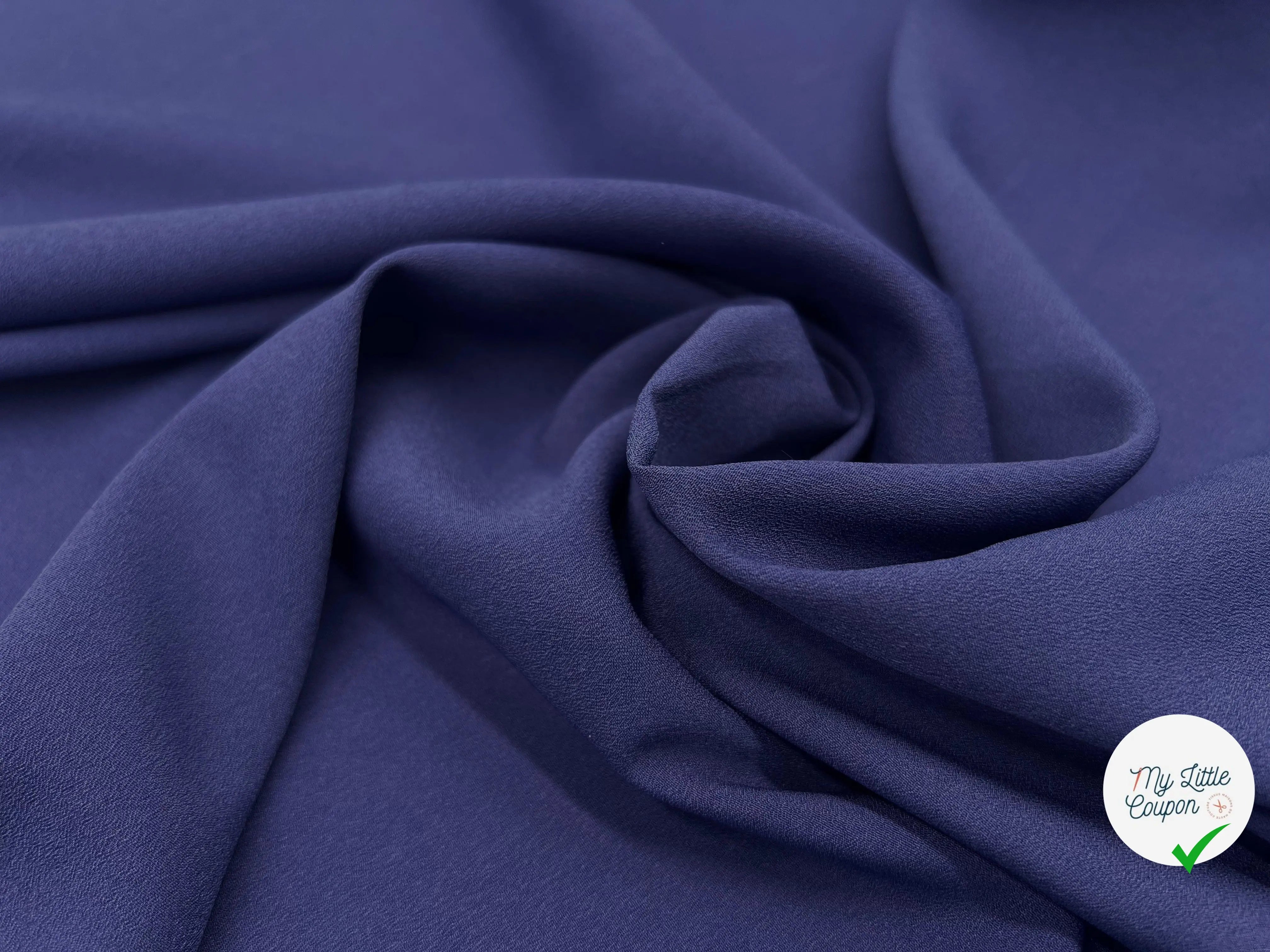 CRÊPE LÉGER BLEU NAVY - My Little Coupon - tissu - coudre