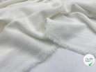 CRÊPE LÉGÈREMENT GAUFRÉ BLANC CASSÉ - My Little Coupon - tissu - coudre