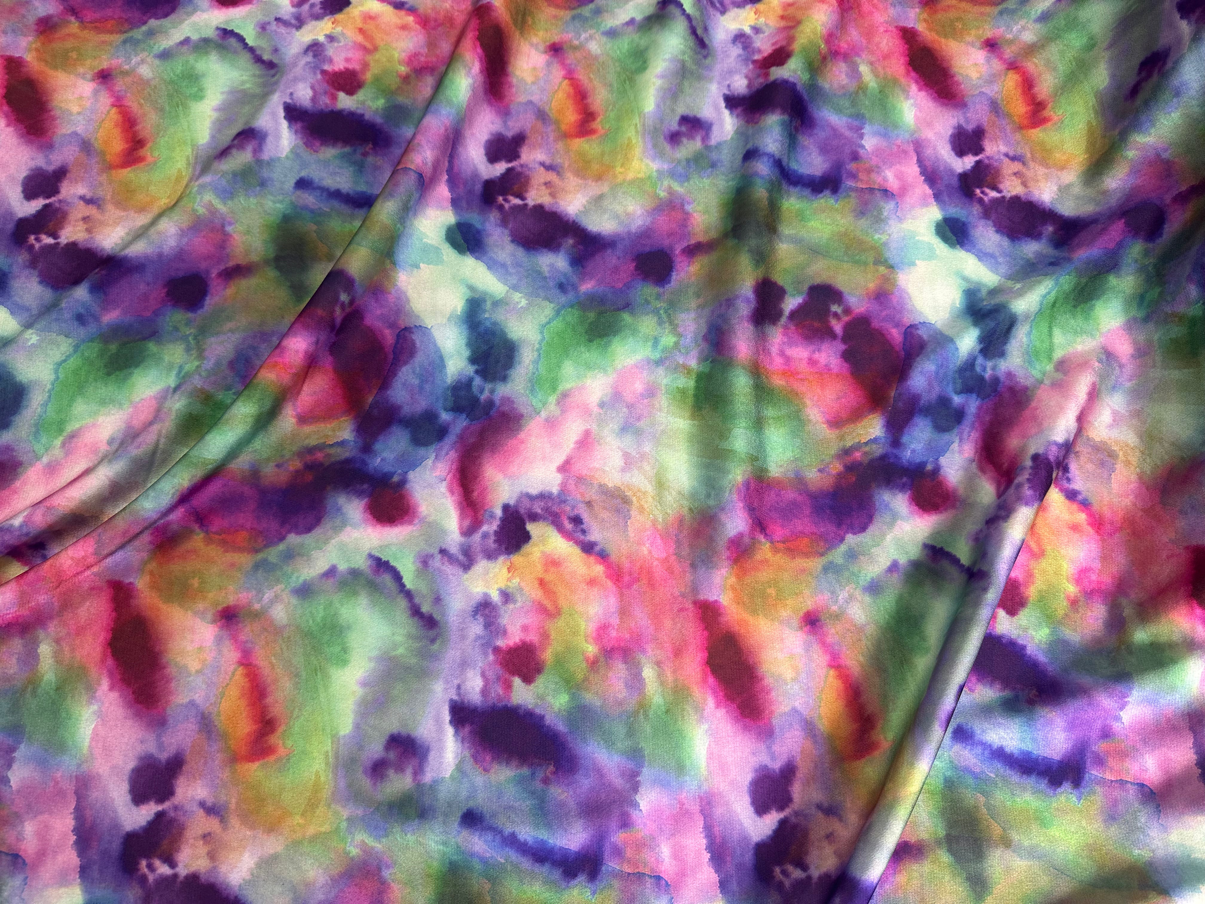CRÊPE LÉGÈREMENT SATINÉ AQUARELLE - My Little Coupon