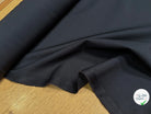 CREPE LÉGÈREMENT SATINÉ ASPECT PEACHSKIN ULTRA STRETCH NOIR - My Little Coupon