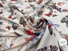 CRÊPE LÉGÈREMENT SATINÉ BUTTERFLY CREAM MLC INTERN
