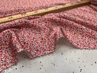 CRÊPE LÉGÈREMENT SATINÉ FLEURS MLC INTERN