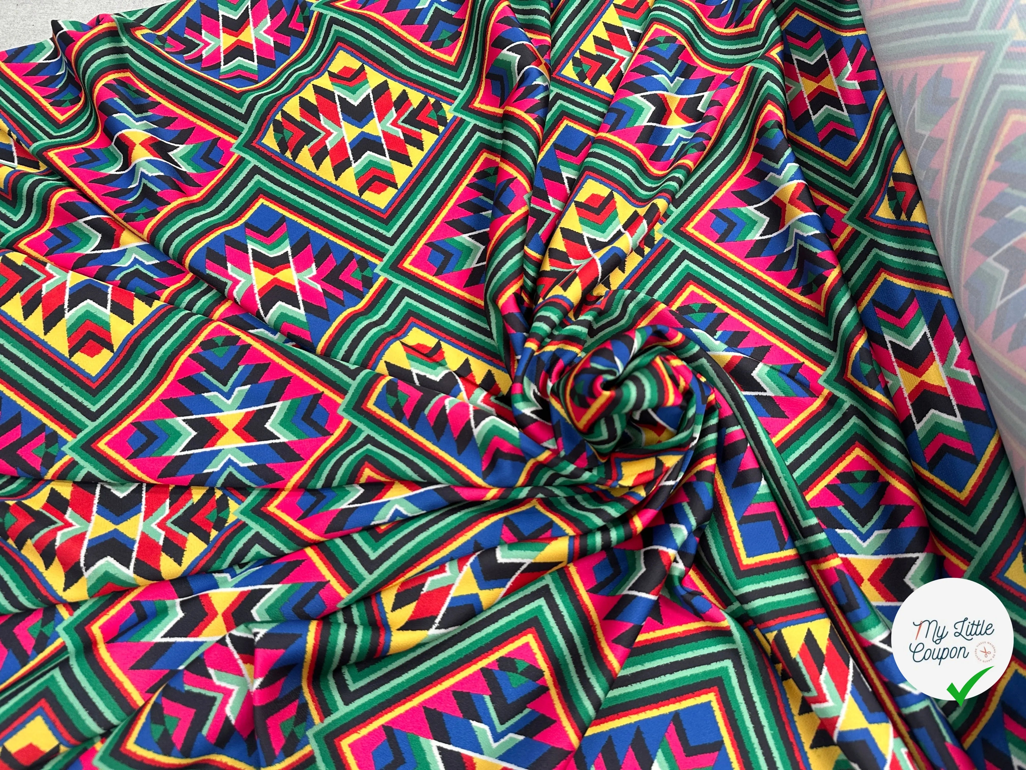 CRÊPE LÉGÈREMENT SATINÉ INCA - My Little Coupon