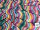 CRÊPE LÉGÈREMENT SATINÉ MULTICOLORS WAVES - My Little Coupon