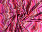 CRÊPE LÉGÈREMENT SATINÉ PINK WAVES - My Little Coupon