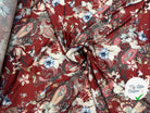 CRÊPE LÉGÈREMENT SATINÉ SÉRÉNADE BOURGOGNE & PAISLEY MLC INTERN
