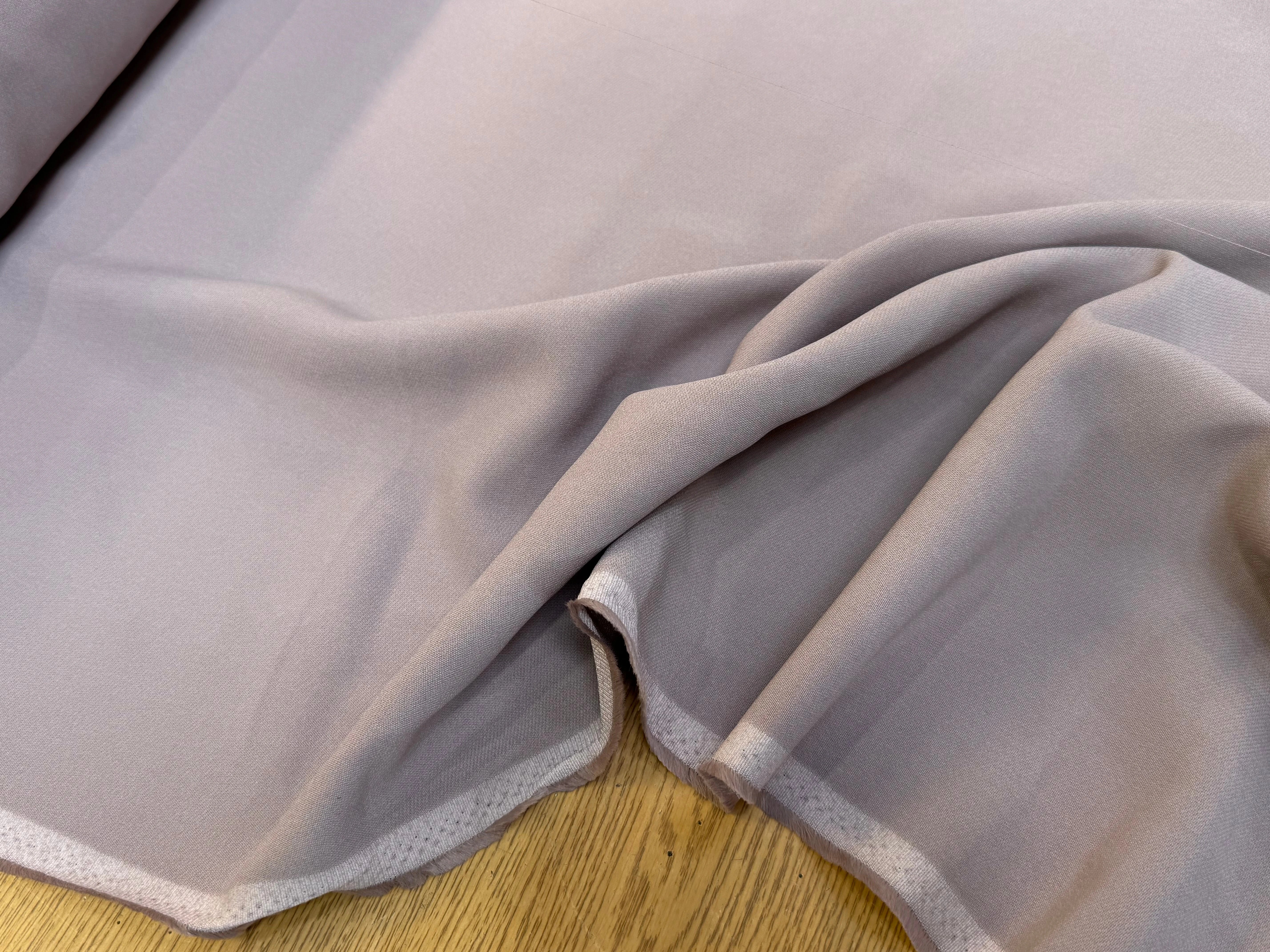 CREPE LOURD 100% VISCOSE CAFÉ AU LAIT TOMBÉ CHIC - My Little Coupon