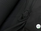 CREPE LOURD ACETATE VISCOSE SEMI-LOURD TOMBÉ FLUIDE NOIR LÉGÈREMENT STRETCH - My Little Coupon