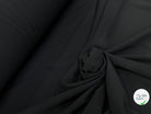 CREPE LOURD ACETATE VISCOSE SEMI-LOURD TOMBÉ FLUIDE NOIR LÉGÈREMENT STRETCH - My Little Coupon