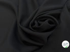 CREPE LOURD ACETATE VISCOSE STRETCH NOIR BEAU TOMBÉ 50% VISCOSE - My Little Coupon