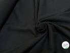 CREPE LOURD ASPECT MOUSSE NOIR 25% VISCOSE BEAU TOMBÉ - My Little Coupon