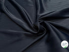CREPE LOURD ENVERS SATIN ACETATE VISCOSE BLEU FONCÉ STRETCH - My Little Coupon