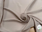 CREPE LOURD ENVERS SATIN ACETATE VISCOSE STRETCH CREME - My Little Coupon