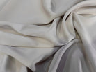 CREPE LOURD ENVERS SATIN VISCOSE ACETATE BEIGE CRÊME STRETCH - My Little Coupon