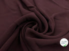 CRÊPE LOURD FLUIDE LIE DE VIN - My Little Coupon - tissu - coudre