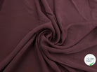 CRÊPE LOURD FLUIDE LIE DE VIN - My Little Coupon - tissu - coudre