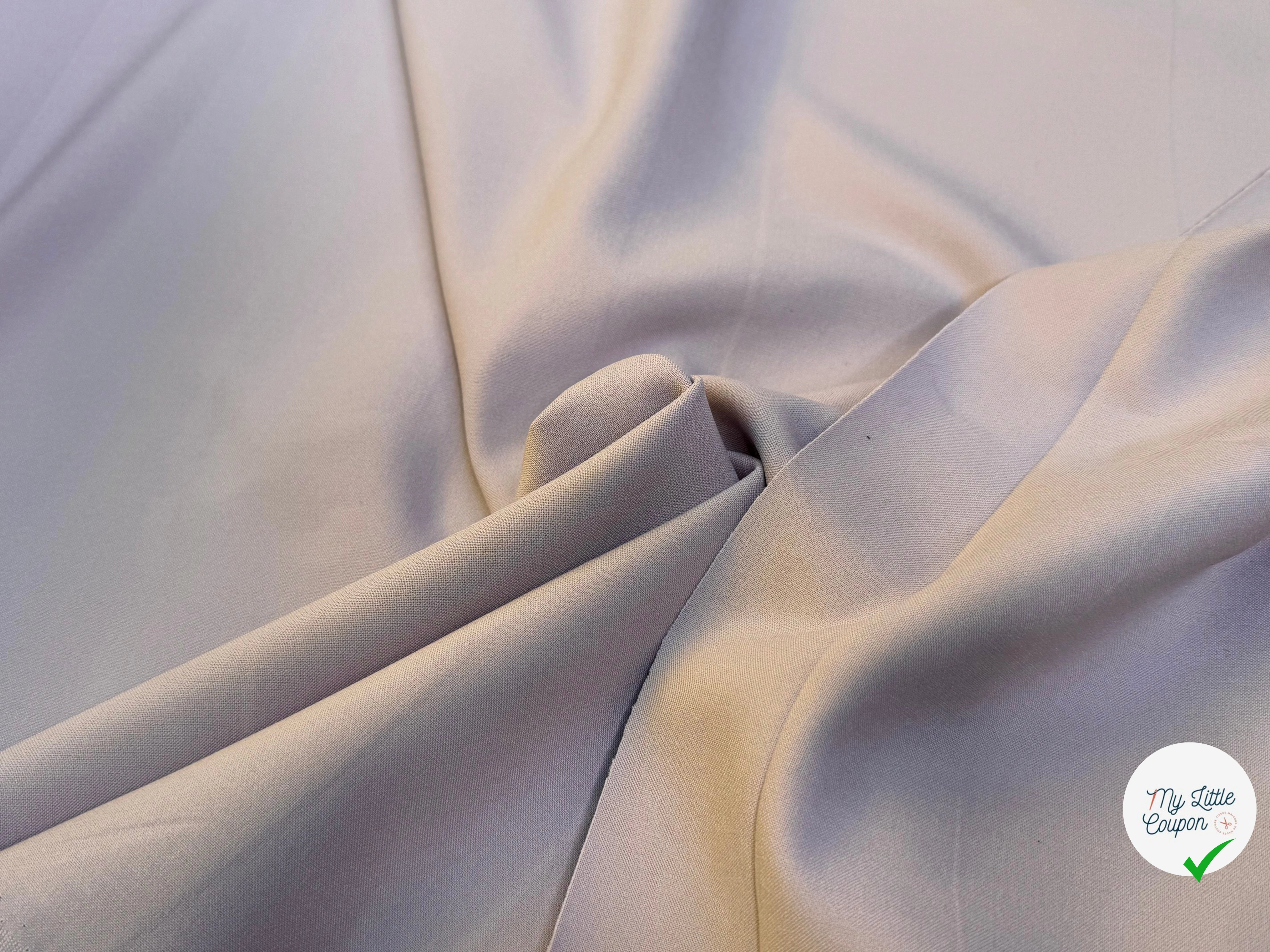 CREPE LOURD JAPAN 62% ACETATE STRETCH LAVANDE - My Little Coupon