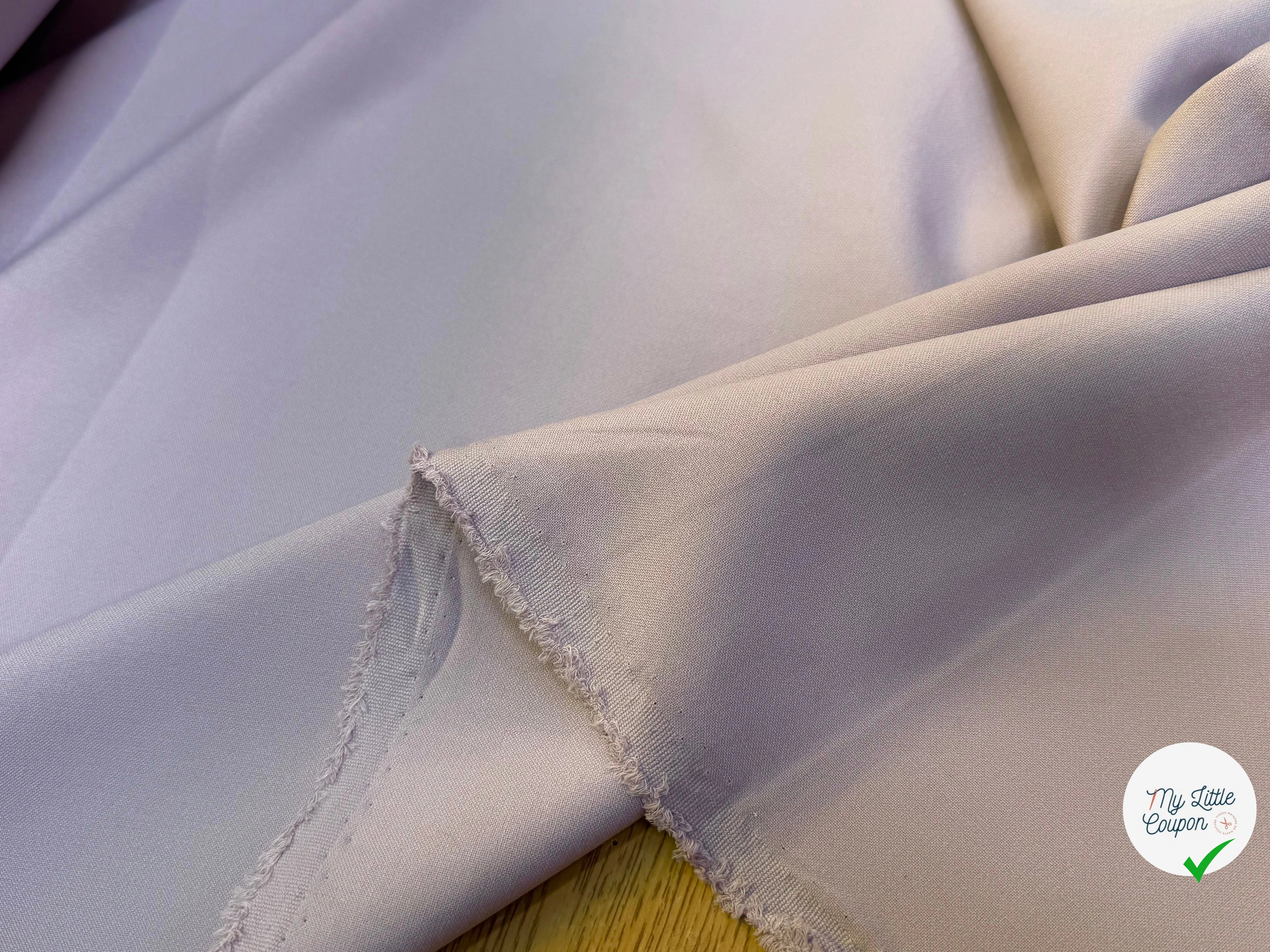 CREPE LOURD JAPAN 62% ACETATE STRETCH LAVANDE - My Little Coupon