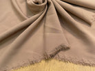 CREPE LOURD JAPAN BELLE TENUE MARRON FROIDS - My Little Coupon