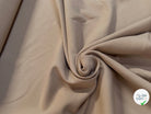 CREPE LOURD JAPAN CAFÉ AU LAIT 62% ACETATE CHIC TENUE - My Little Coupon