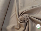 CREPE LOURD JAPAN CAFÉ AU LAIT 62% ACETATE CHIC TENUE - My Little Coupon