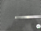 CRÊPE LOURD JAPAN VICHY BLANC NOIR STRETCH SUPER TENUE 28% VISCOSE - My Little Coupon