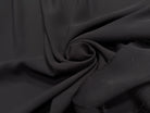 CREPE LOURD JAPON ACETATE VISCOSE CHOCO - My Little Coupon