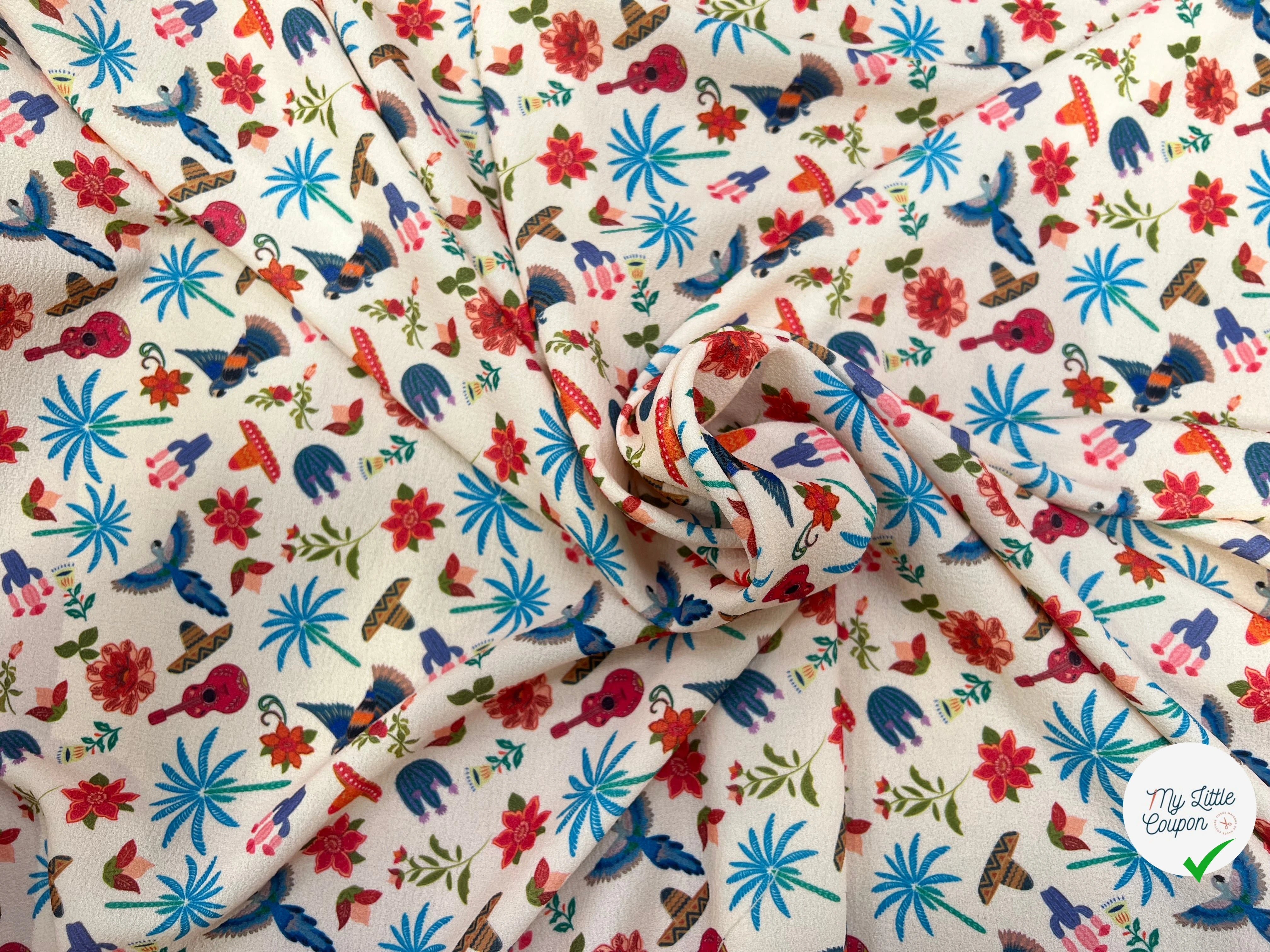 CREPE LOURD JAPON IMPRIMÉ EN FRANCE N28 - My Little Coupon