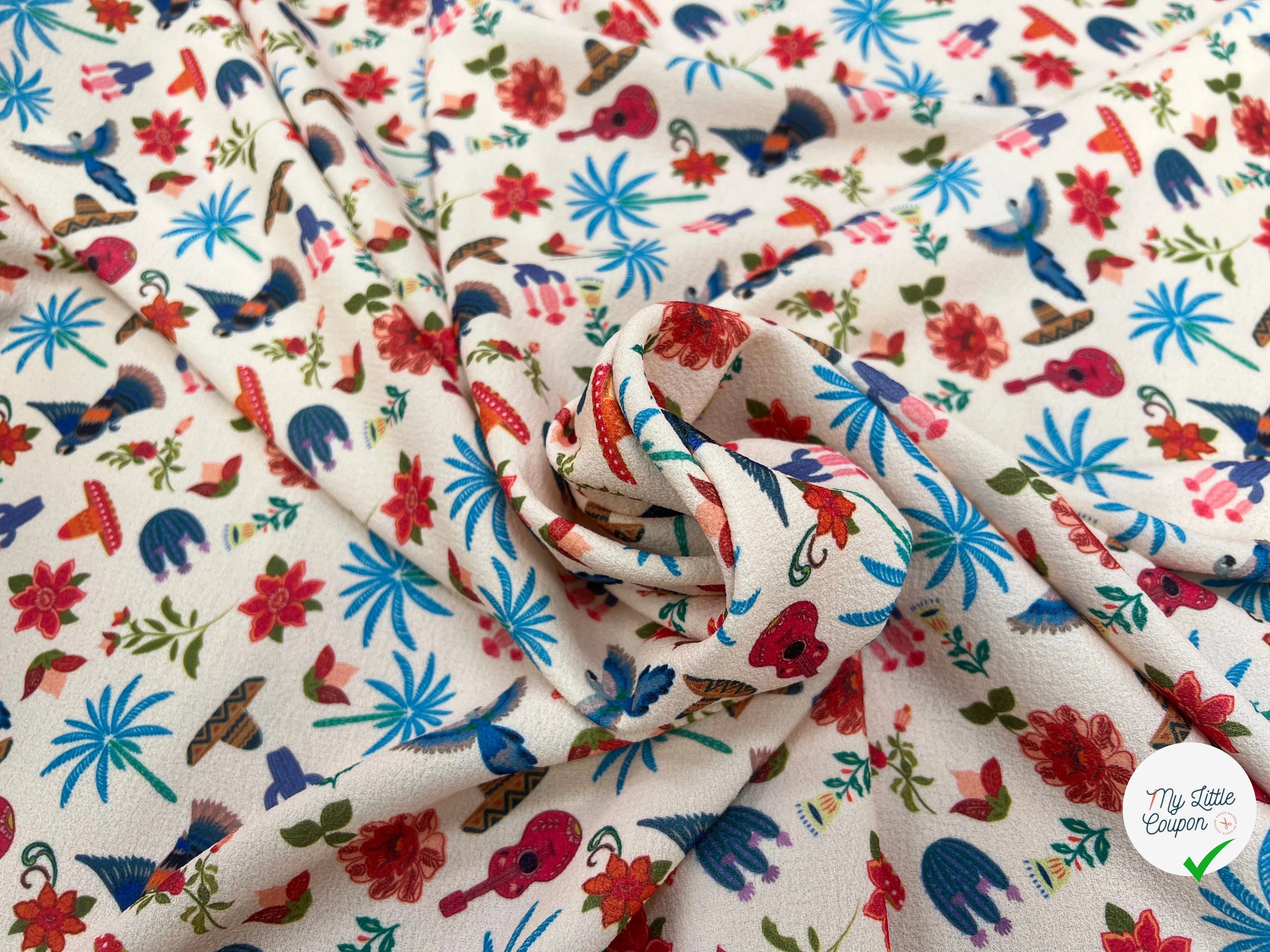 CREPE LOURD JAPON IMPRIMÉ EN FRANCE N28 - My Little Coupon