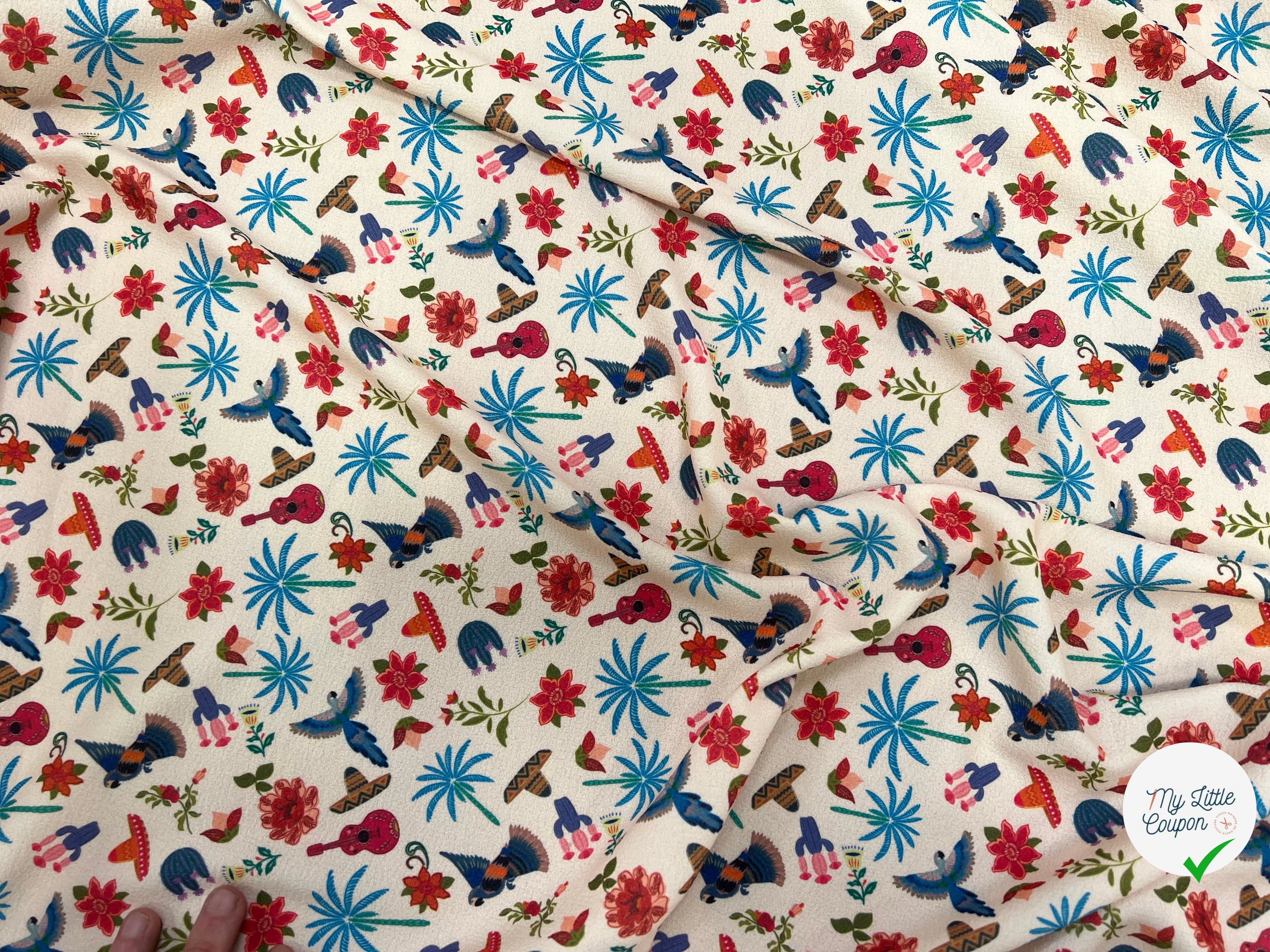 CREPE LOURD JAPON IMPRIMÉ EN FRANCE N28 - My Little Coupon