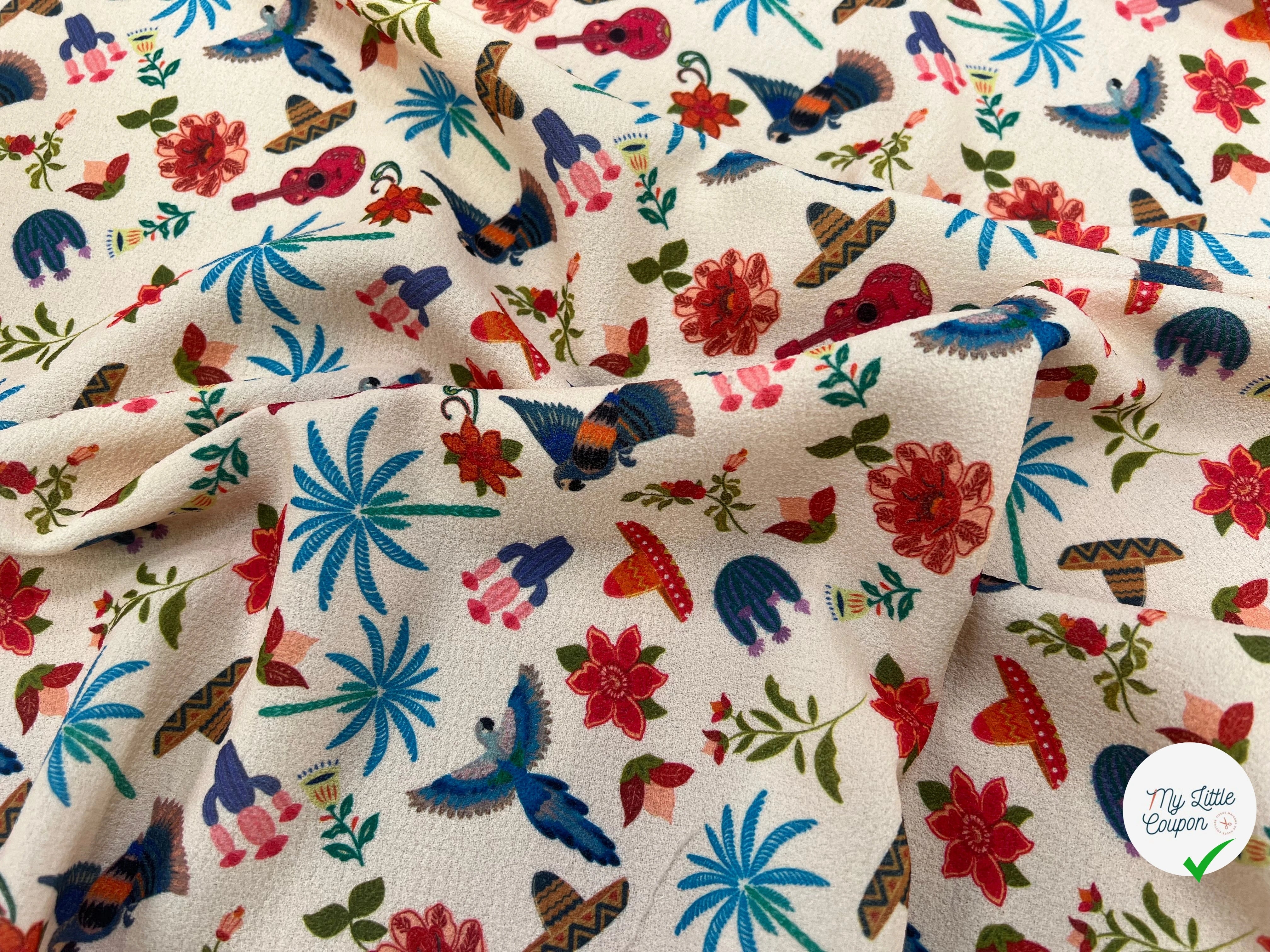 CREPE LOURD JAPON IMPRIMÉ EN FRANCE N28 - My Little Coupon