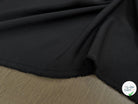 CREPE LOURD LÉGÈREMENT STRETCH NOIR 150CM - My Little Coupon