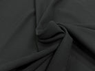 CREPE LOURD MOUSSE POLYVISCOSE STRETCH NOIR SUBLIME - My Little Coupon