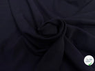 CREPE LOURD MOUSSE POLYVISOSE STRETCH BLEU NAVY SUBLIME - My Little Coupon