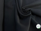 CREPE LOURD POLYESTER NOIR STRETCH 130CM - My Little Coupon