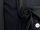 CREPE LOURD POLYESTER NOIR STRETCH 130CM - My Little Coupon
