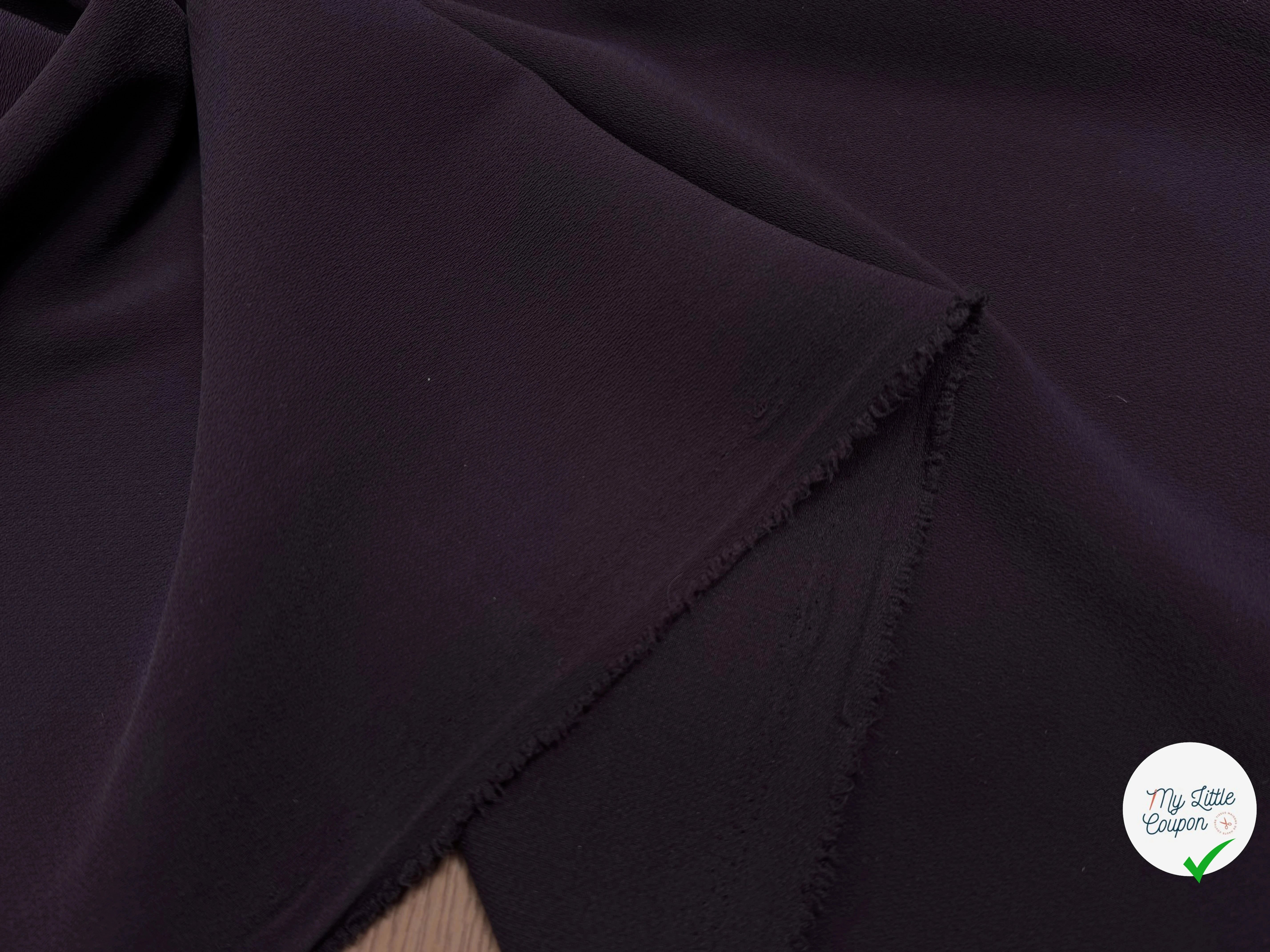 CREPE LOURD PRUNE 140CM - My Little Coupon