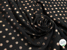 CREPE LUREX NOIR POIS ARGENTÉ - My Little Coupon