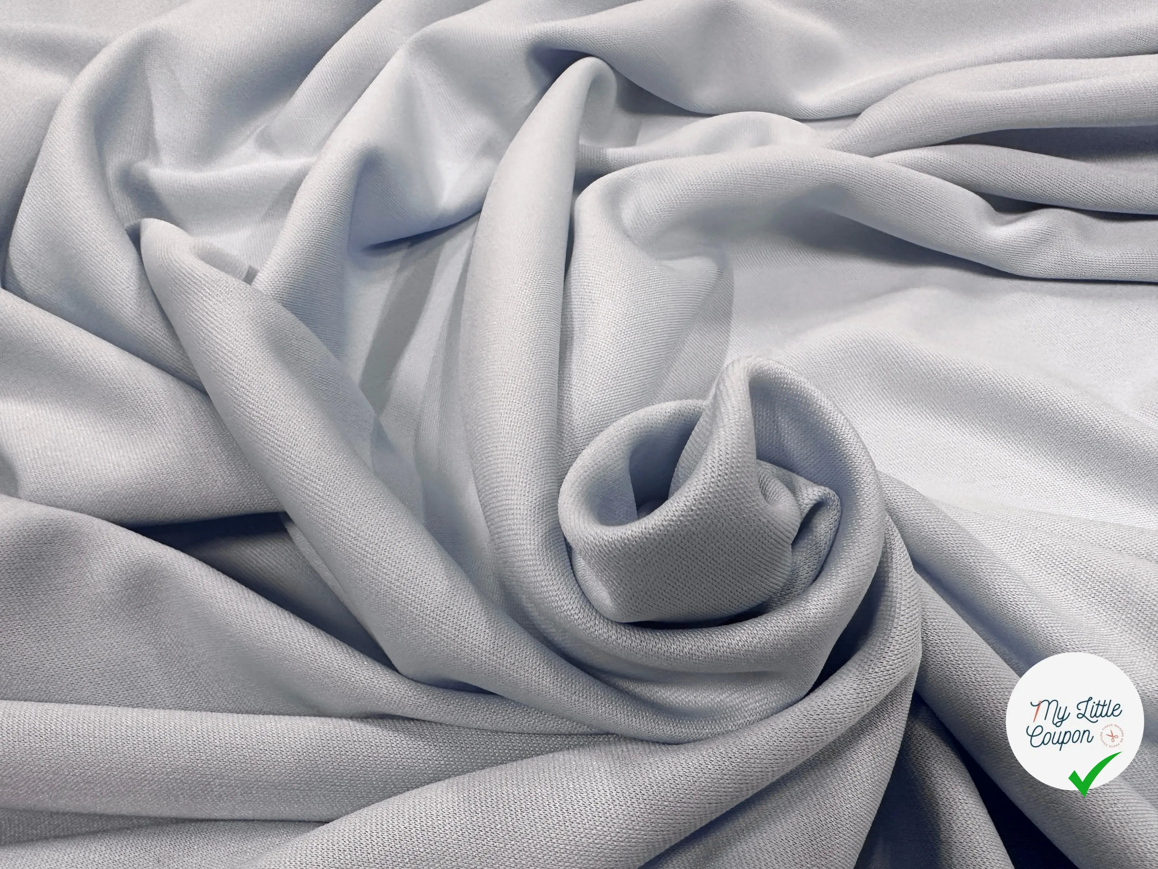 CRÊPE MAILLE INTERLOCK ULTRA FLUIDE ULTRA FLUIDE SKY BLUE MLC INTERN