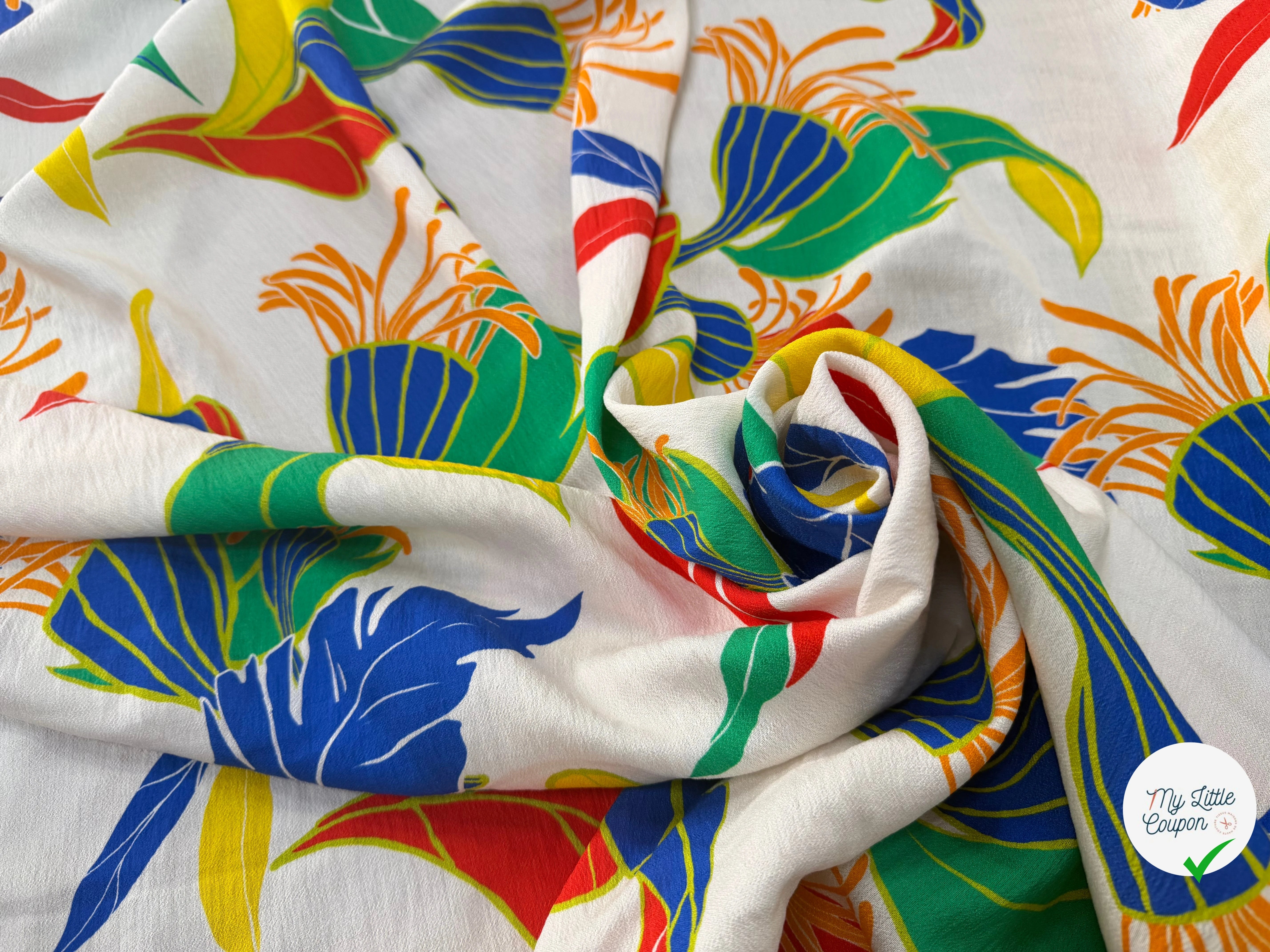 CREPE MAROCAIN 100% VISCOSE 1 - My Little Coupon