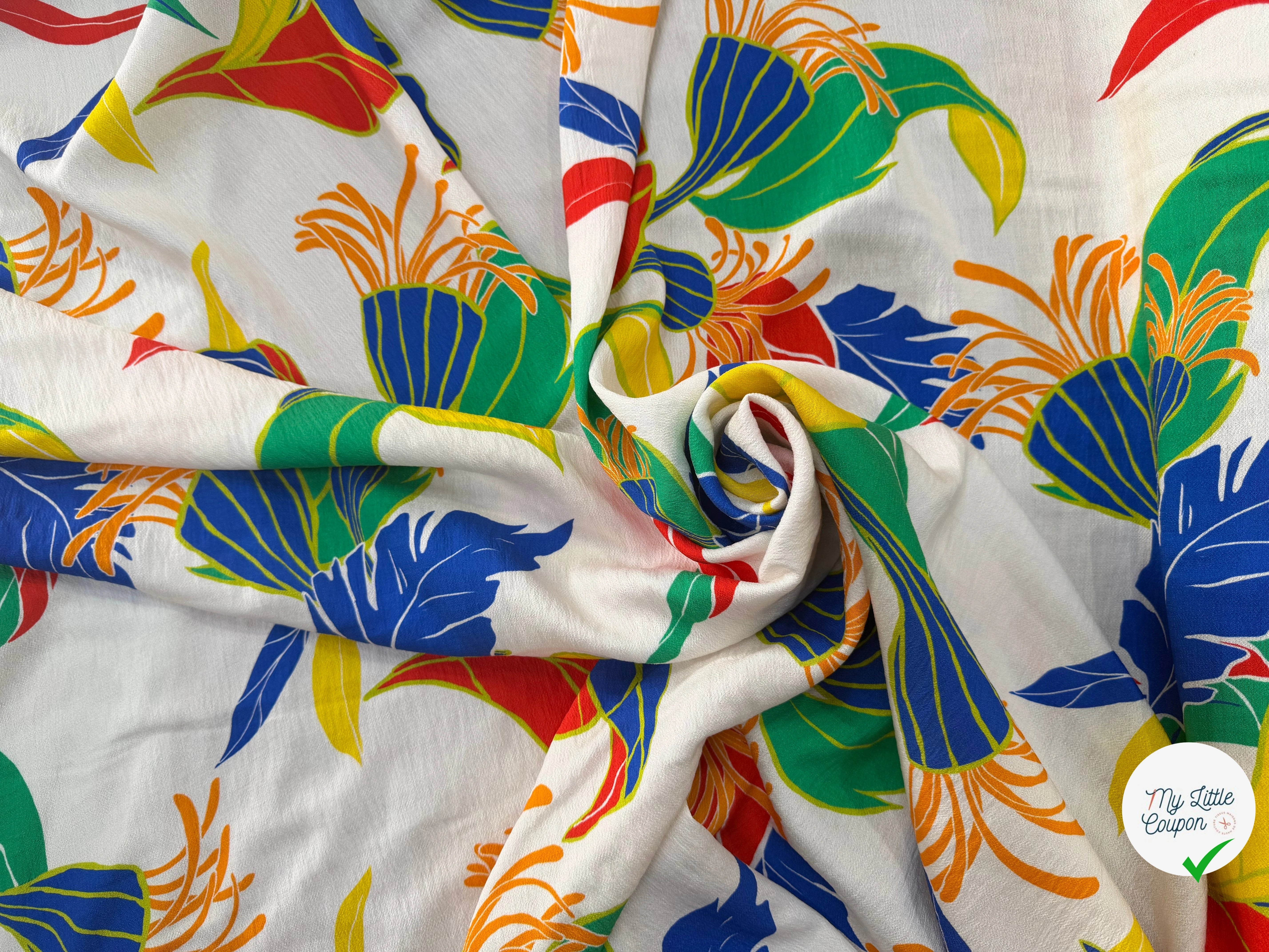 CREPE MAROCAIN 100% VISCOSE 1 - My Little Coupon