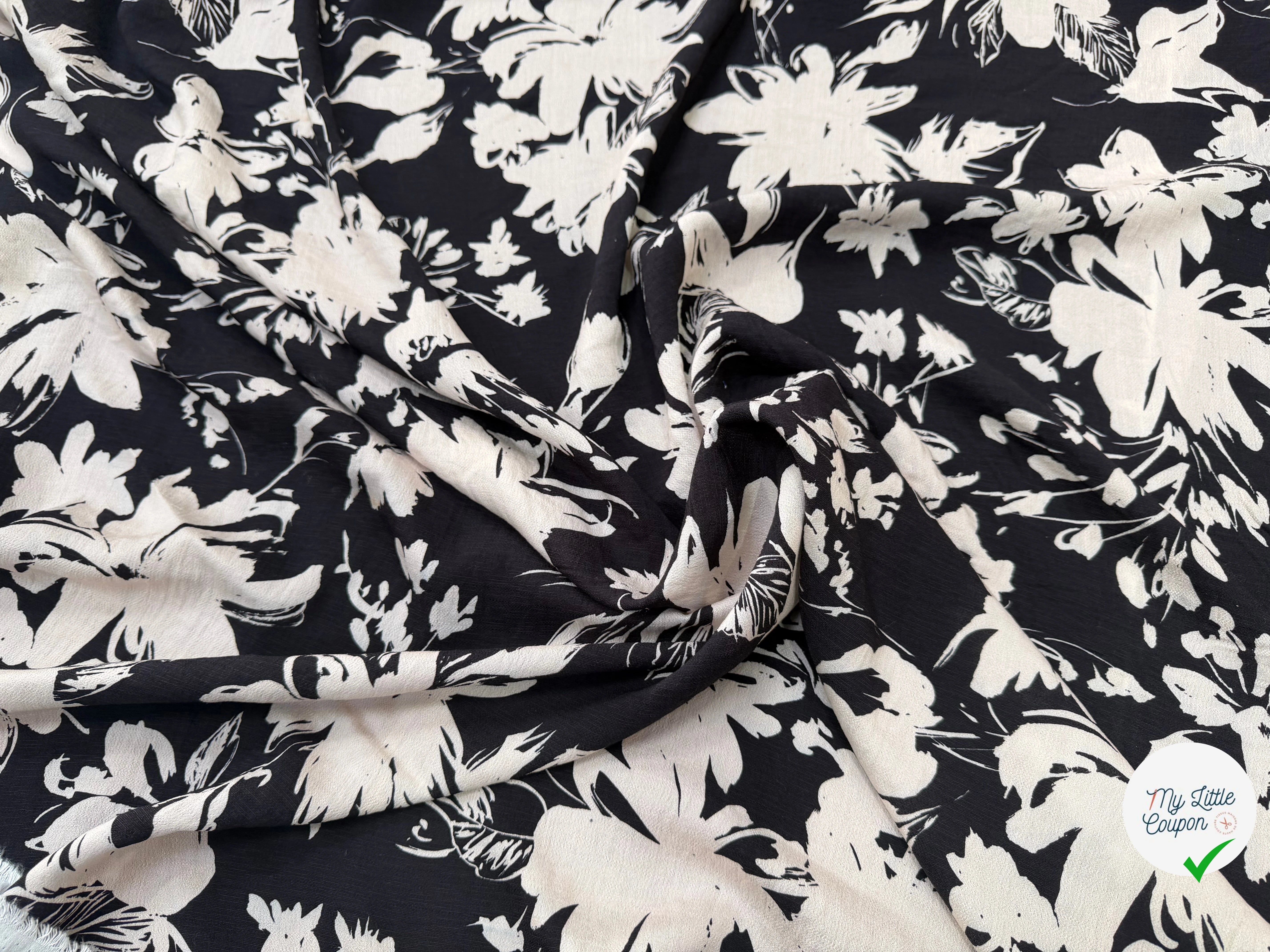 CREPE MAROCAIN 100% VISCOSE 3 - My Little Coupon