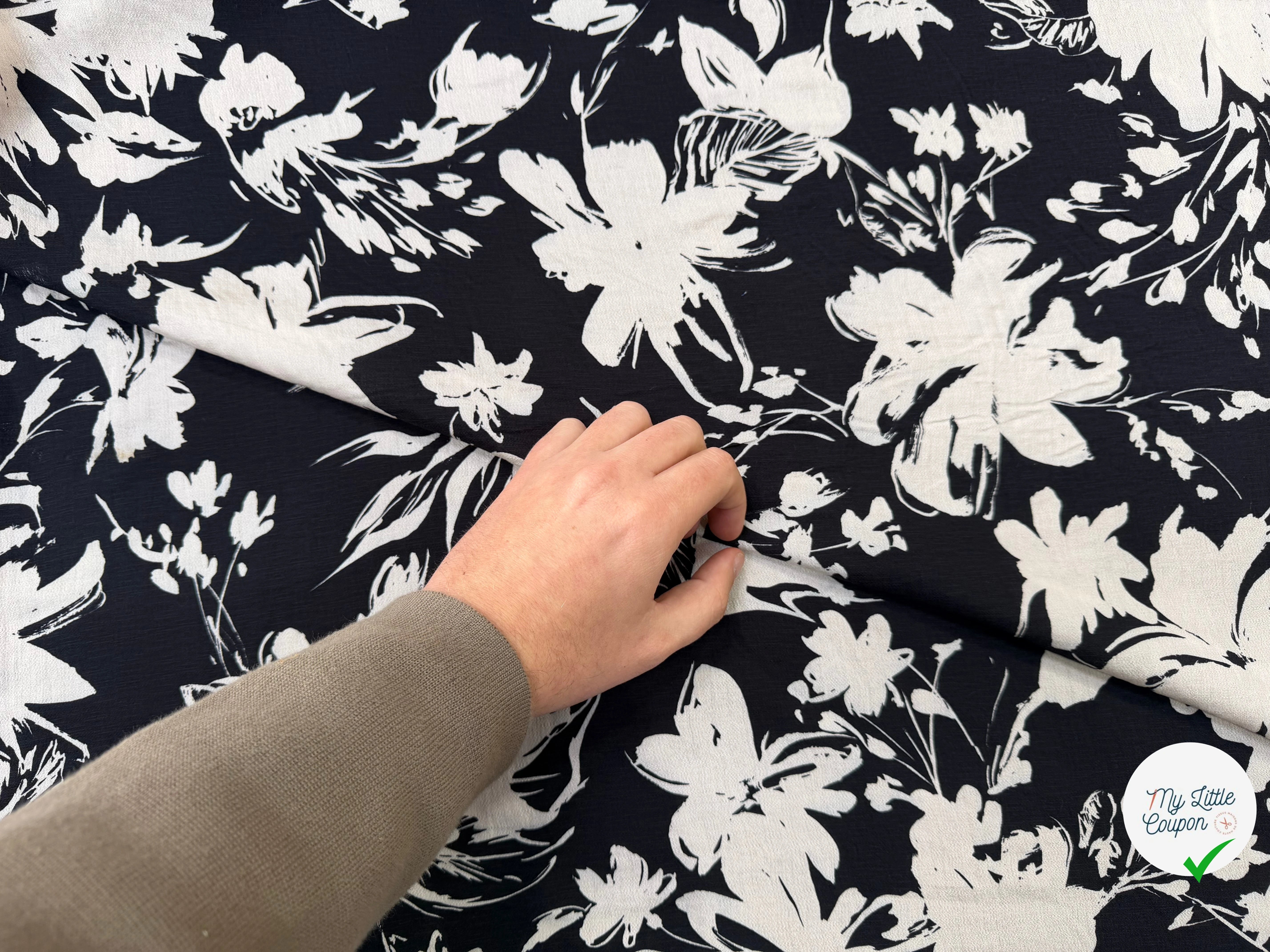 CREPE MAROCAIN 100% VISCOSE 3 - My Little Coupon