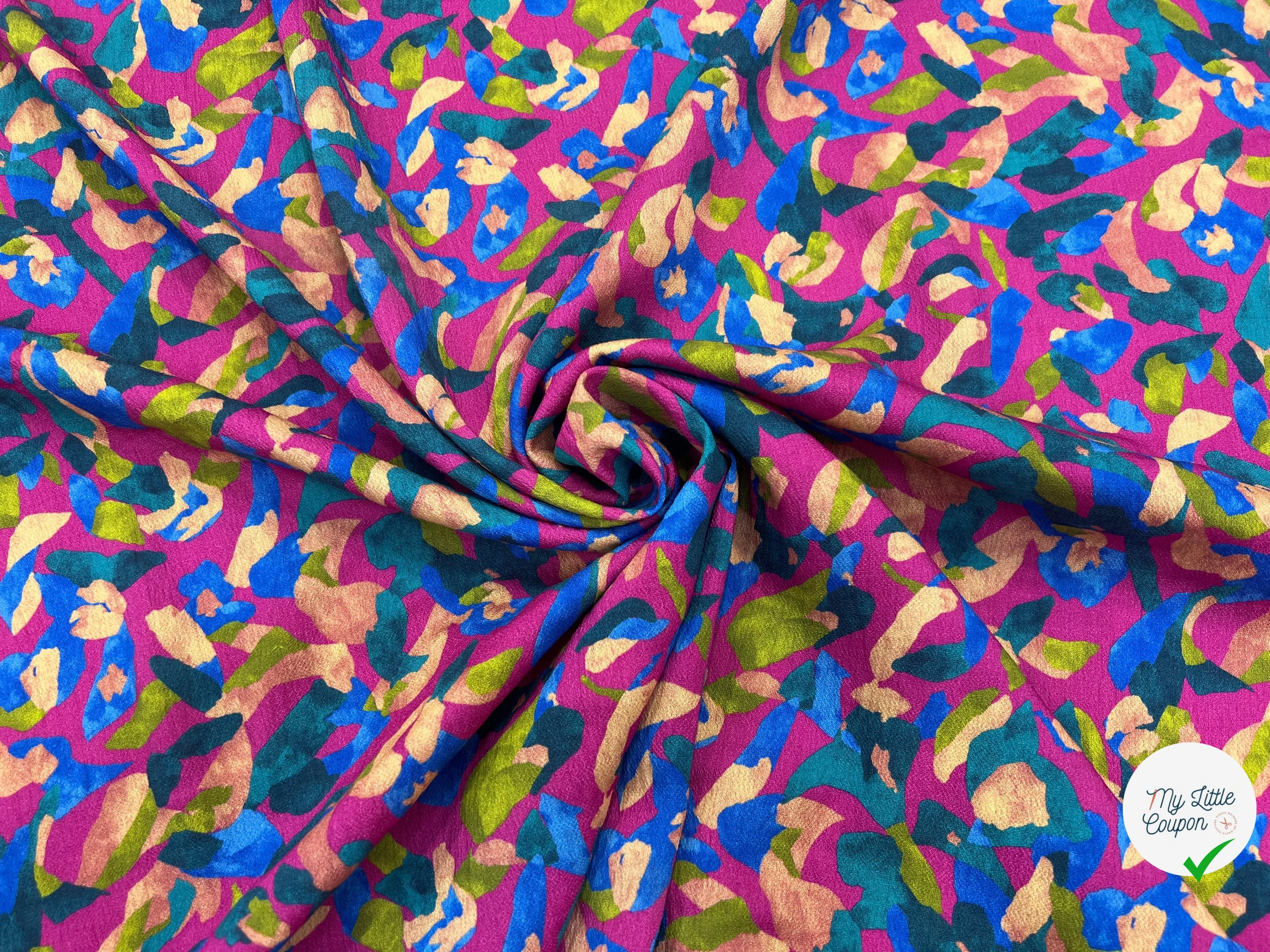 CREPE MAROCAIN 100% VISCOSE 6 - My Little Coupon