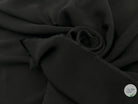 CRÊPE MAROCAIN 100% VISCOSE NOIR - My Little Coupon - tissu - coudre