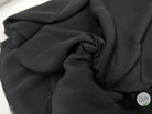 CRÊPE MAROCAIN 100% VISCOSE NOIR - My Little Coupon - tissu - coudre